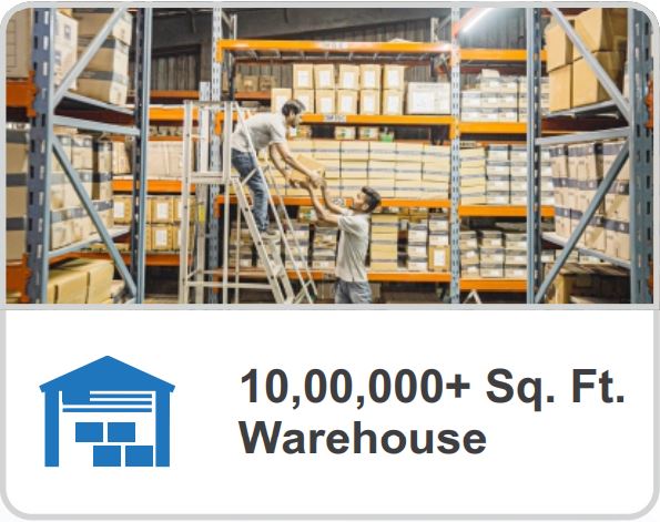 10,00,000+ Sq.Ft. Warehouse