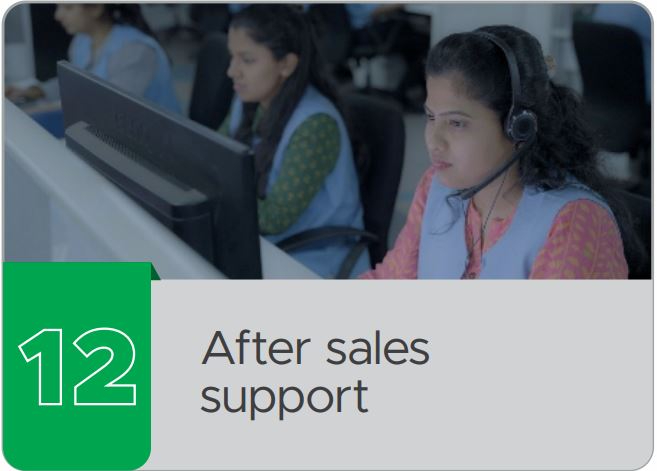 After-sales support